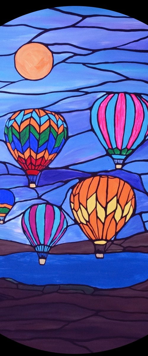 Hot air balloon races by Rachel Olynuk