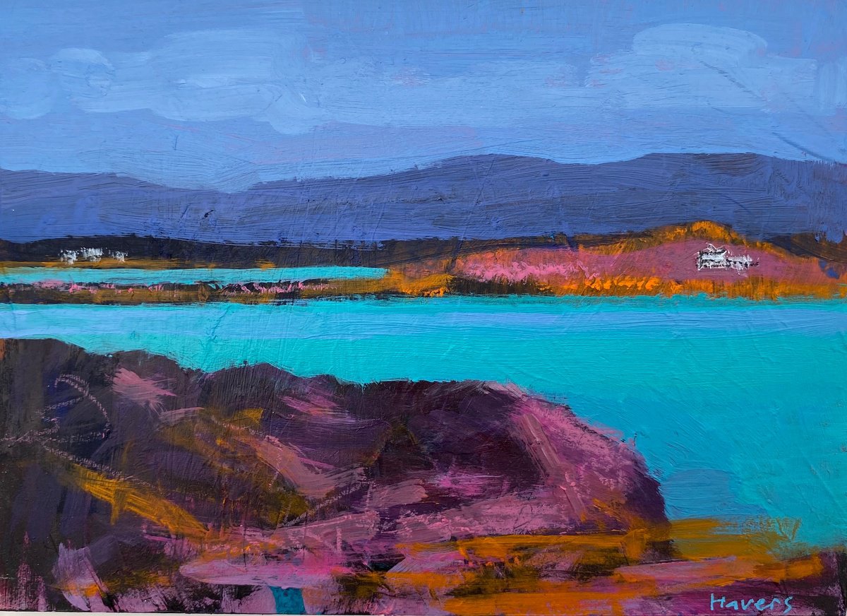 Loch Series - Evening by Chrissie Havers