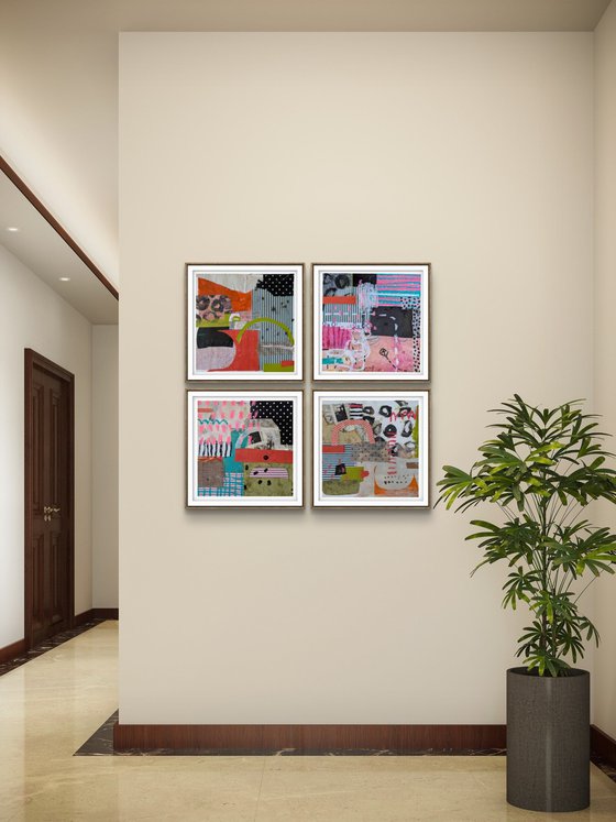 Untitled 1091- set of 4