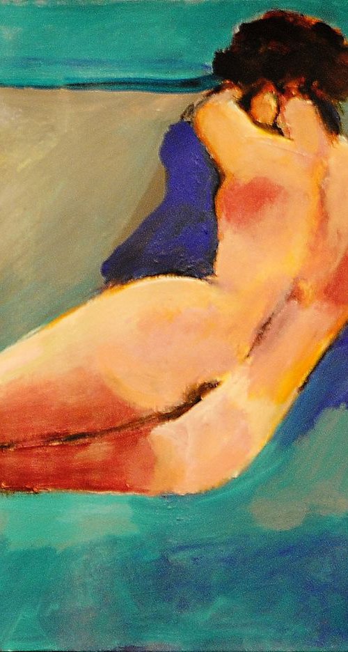 Nude 280 / 35 x 27 cm / 13,8" x 10,6" by Alexandra Djokic