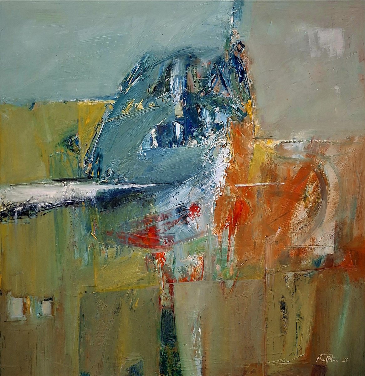 Fragmented Structures By Matevos Sargsyan, 31 X 31, Artwork For Sale On Artfinder