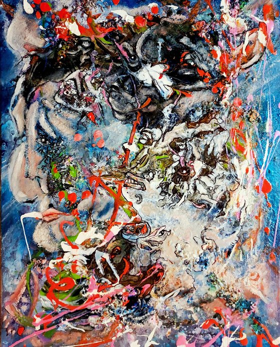 Mind Games Oil Abstract