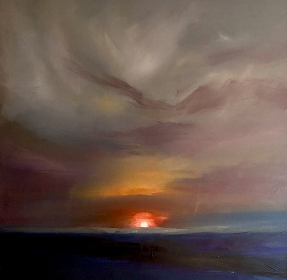 As the night comes in