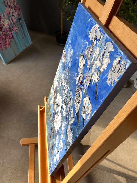 Cherry Blossom Oil Painting