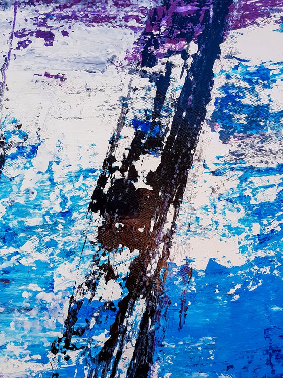 - Ambush N-8 - (W)160x(H)160 cm. Original Abstract Painting