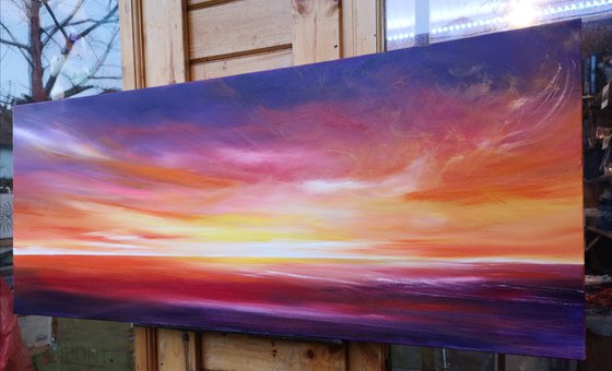 Morning Light - seascape, emotional, panoramic