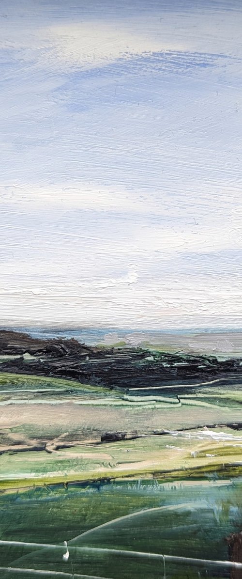 Miniature Abstract Chilterns Landscape by Jo Earl