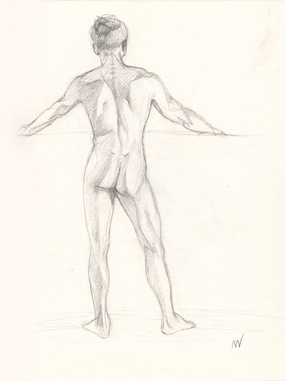 Sketch of Human body. Man.54
