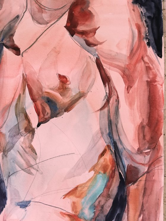 Large Male Nude II