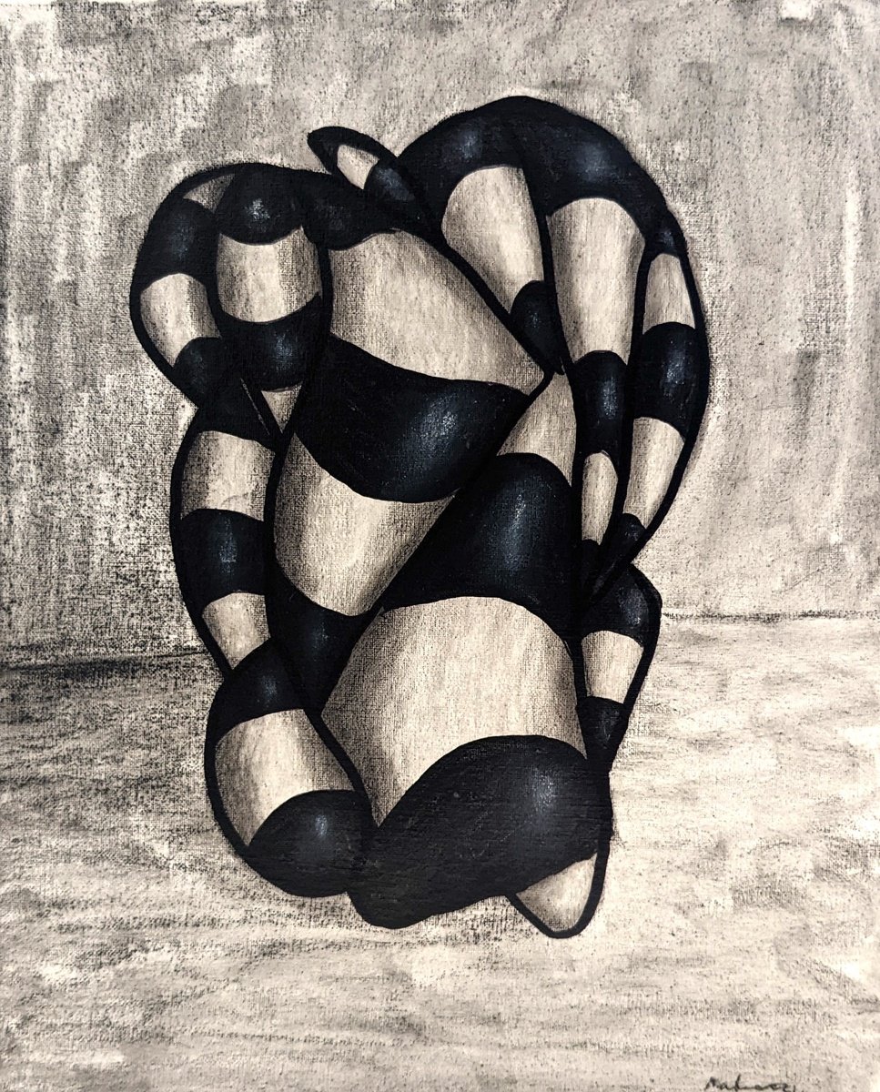 Abstract Painting By Massimo Castronuovo, 8 X 10", A_011, Original Artwork