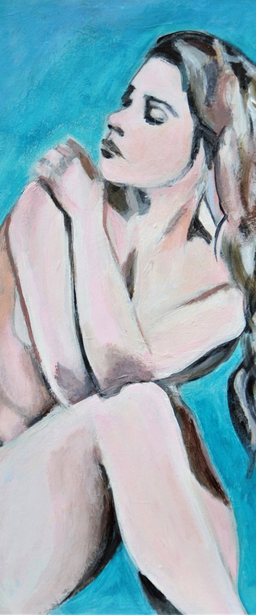 Nude #2 AP / 42 X 29.7 cm by Alexandra Djokic