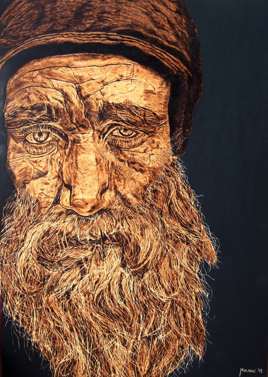 Expressive Painting , Compassion By Milis Pyrography, 20 X 28, Artwork For Sale On Artfinder