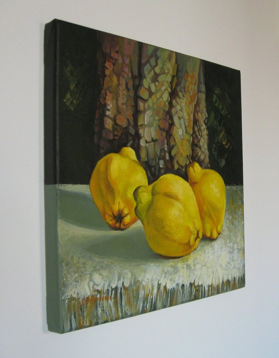 Still life with quinces