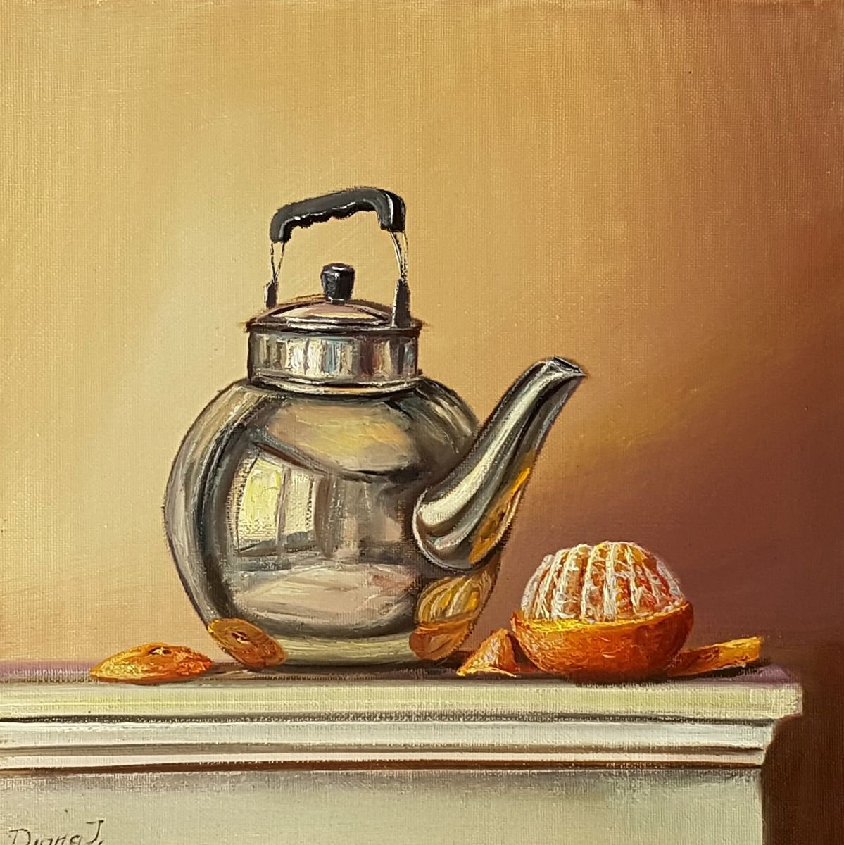 A Teapot (2018) Oil painting by Diana Janson | Artfinder