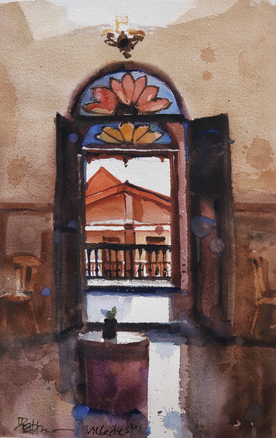 Light in the Mahe villa 1