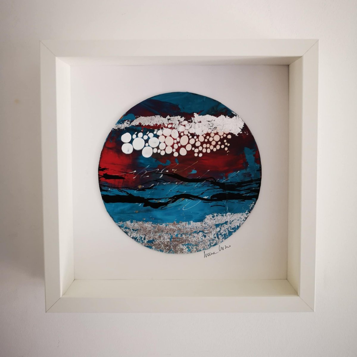 Abstract Painting By Ivana Urso, 11 X 11, Earth Air, Original Artwork