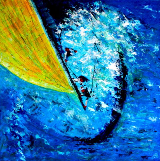 Marine Venture III ( Large- 40 "x 40" 102 x 102 cm )