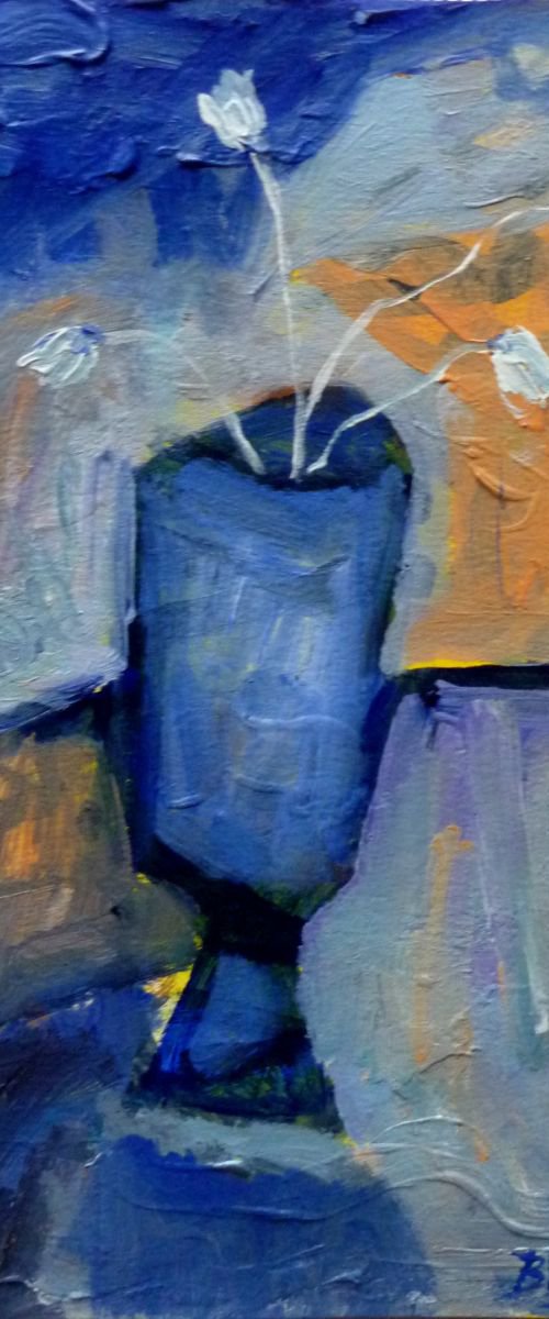 Le vase bleu by Pierre-Yves Beltran