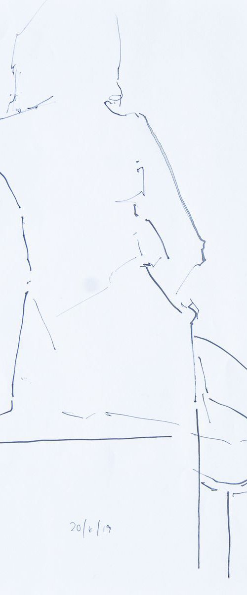 Life Drawing No 183 by Ian McKay