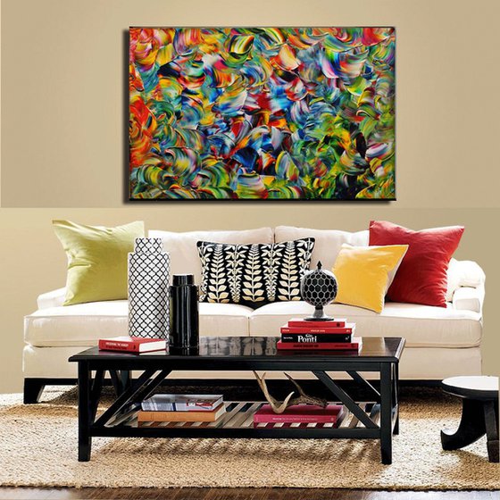 Abstract 34 colors, was 295 now 145 USD.