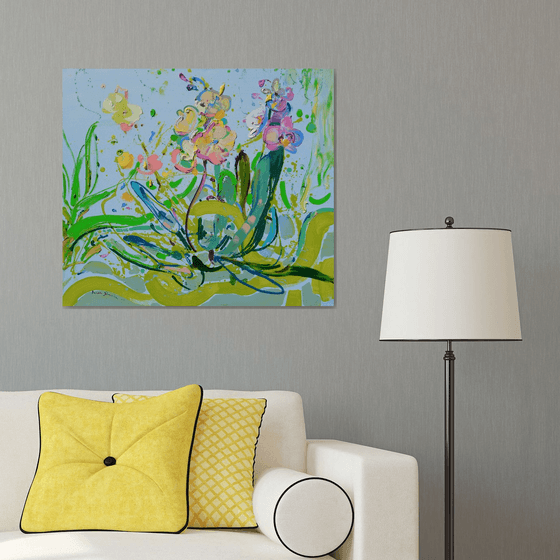 Lightness of an orchid