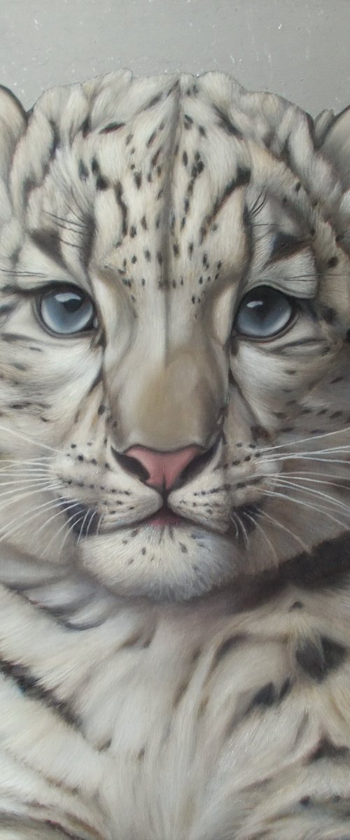 "Irbis", animalistic art by Tatyana Mironova