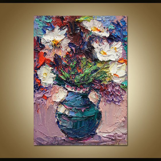 Flowers, oil painting