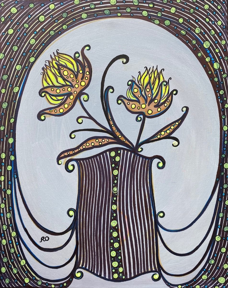 Vase Of The Wonderland By Olga Rokhmanyuk | Roartus, 16 X 20, Artwork For Sale On Artfinder