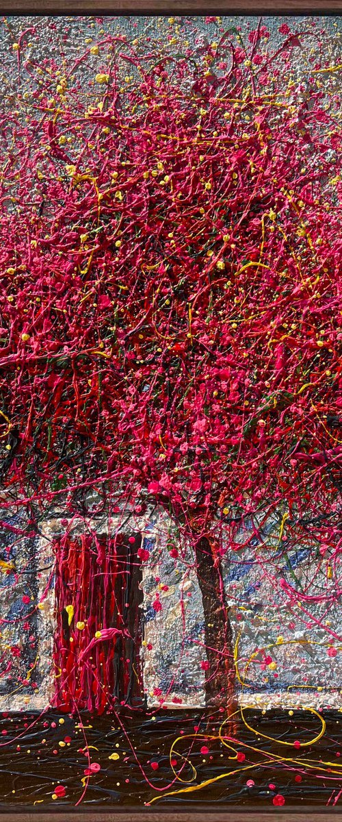 Under the Magenta Canopy - Framed by Nadiia Antoniuk