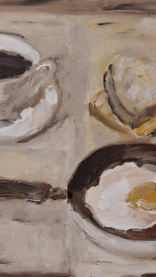 Breakfast sketch by Elena Zapassky
