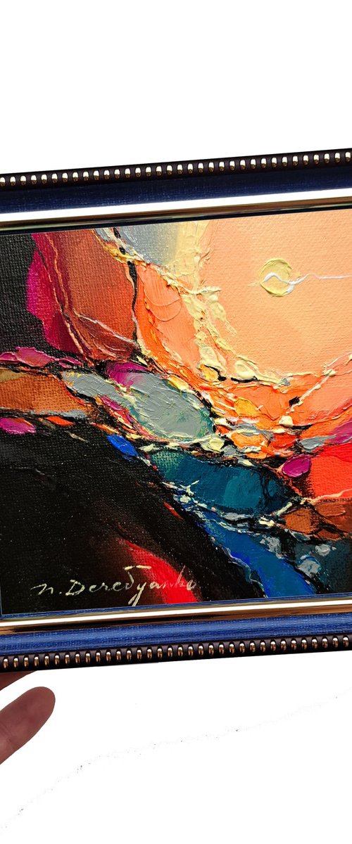 Abstract landscape by Nataly Derevyanko