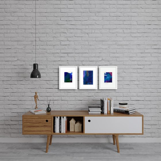 Serene Balance Collection - 3 Paintings