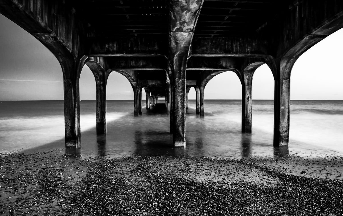Under the Pier by Michelle Williams Photography