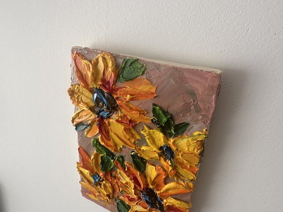 Sunflowers Deep impasto