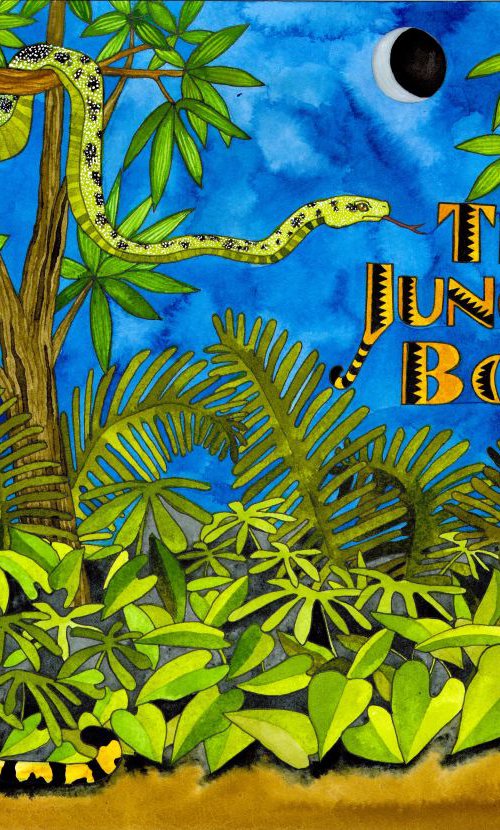Jungle Book Cover Illustration by Terri Smith
