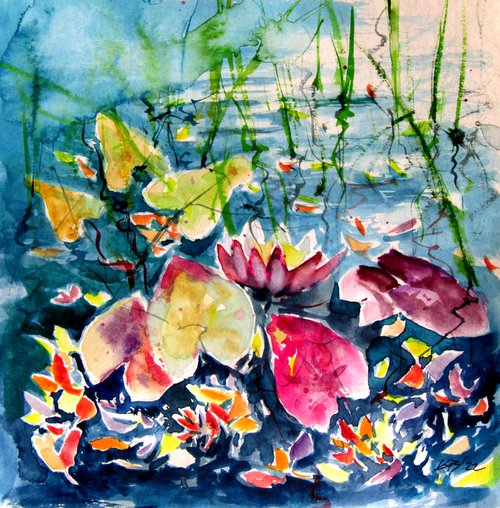Little water lilies VI by Kovács Anna Brigitta