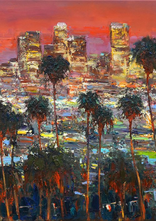 Twilight in Los Angeles by Sergei Chernyakovsky