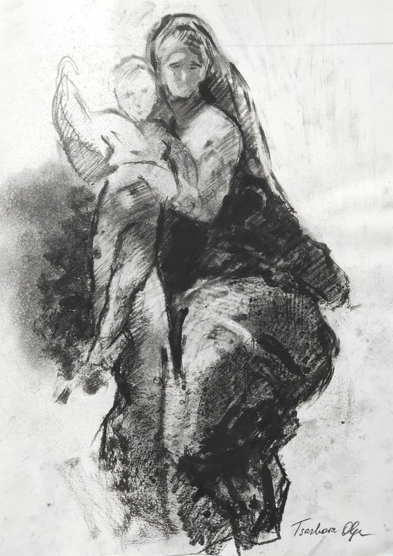 "The Madonna with child" by Olga Tsarkova