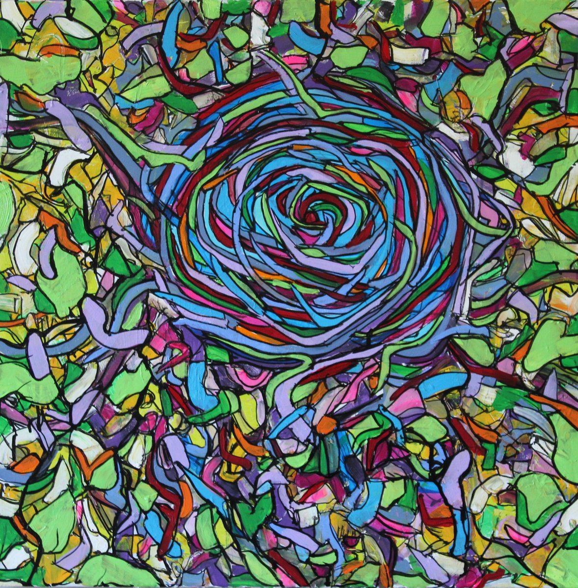 Bio Rhythms 6 By Graham R Mclachlan, 24 X 24, Artwork For Sale On Artfinder