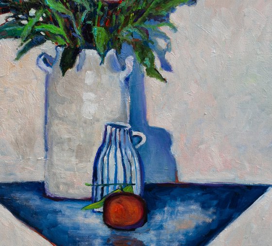 Milky Blue Still Life