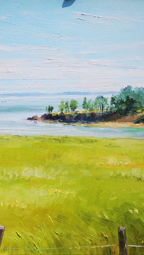 Parrsboro, Plein Air by Alexander Koltakov