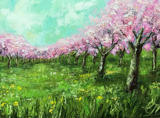 Orchard in Spring