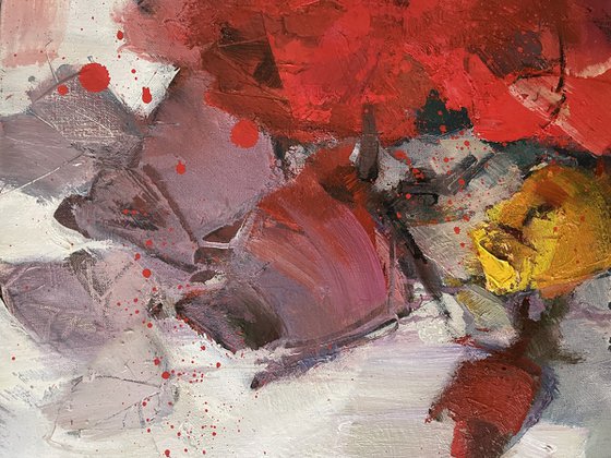 Still life with a towel.