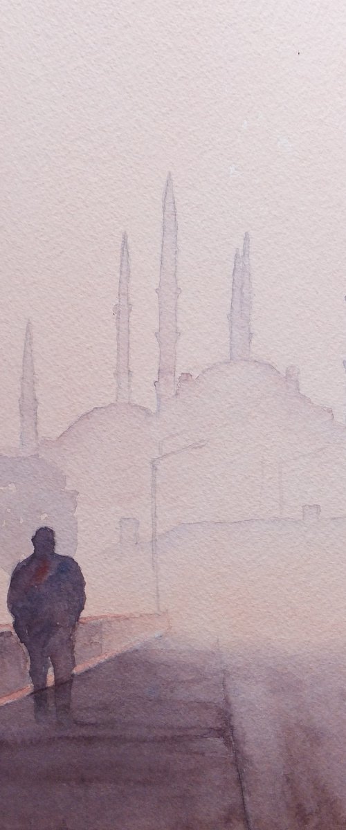 Misty Morning in Istanbul by David Harmer