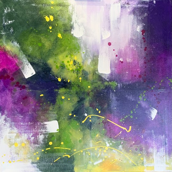 Expressive summer abstract
