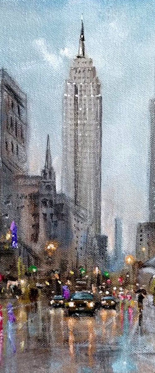 New York after rain by Vishalandra Dakur