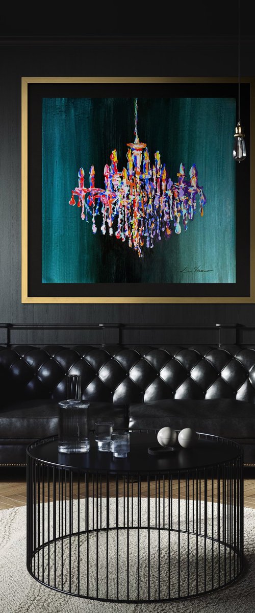 Happy Chandelier #1 by Lina Verano