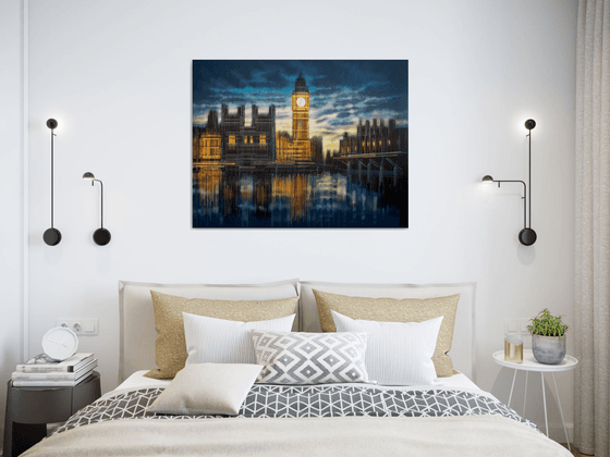 Big Ben As Night Falls