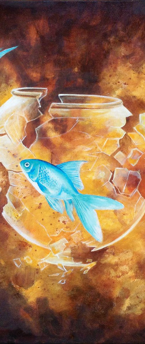 Goldfish XVII by Daniel Loveday