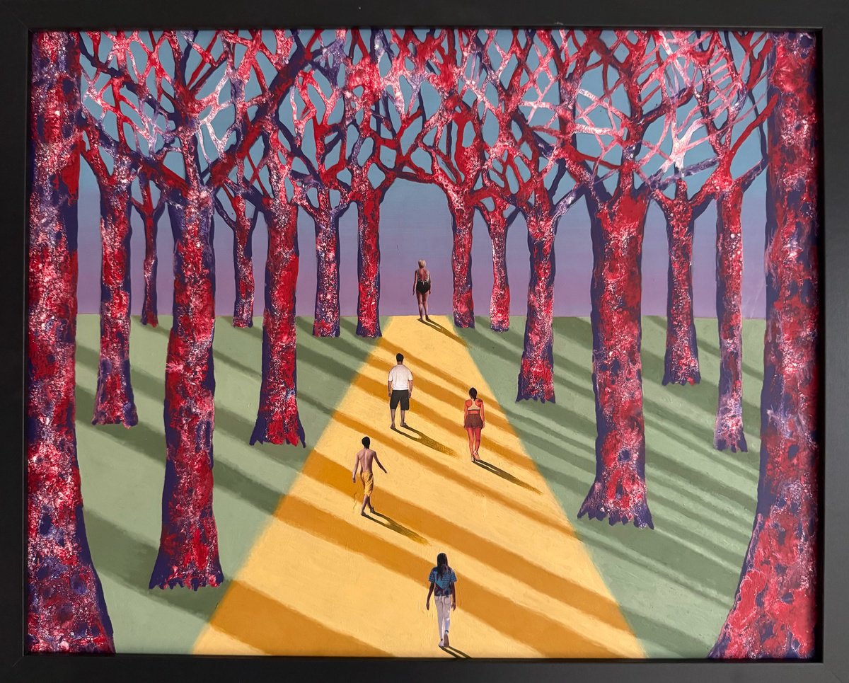 Surrealistic Painting , Broken Hearts And Shattered Souls N.13 By Stefano Pallara, 21 X 17, Artwork For Sale On Artfinder